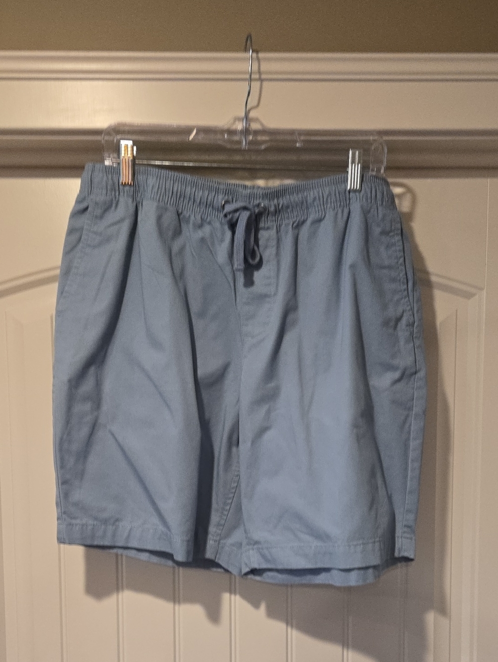 Free Assembly Light Blue Elastic Waist Shorts